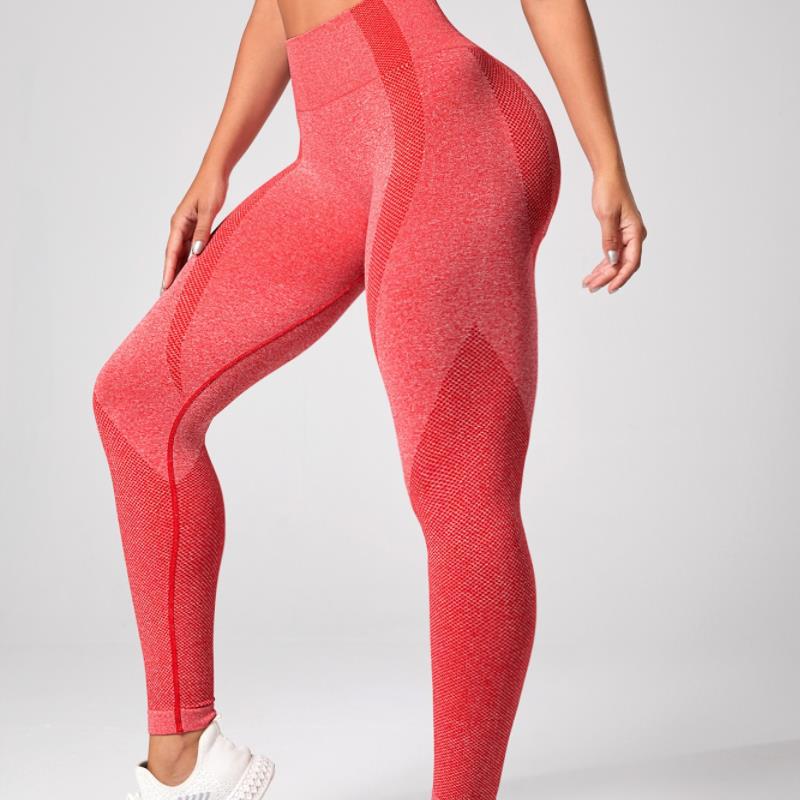 Seamless Knitted Peach Hip High Waist Slim Fit Fitness Running Sports Yoga Pants Women 1721010708931547136